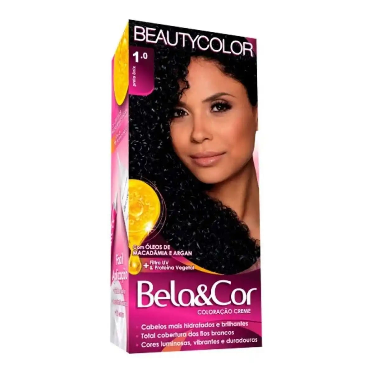 Coloração Preto Onix 1.0 Bela&Amp;Cor Beautycolor