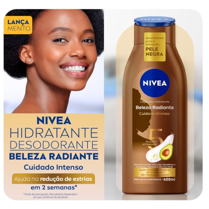 Pack Hidratante Nivea Beleza Radiante 400ml com 2 unidades - Época
