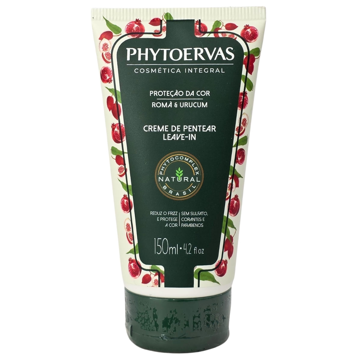 Creme de Pentear Leave-in Proteção da Cor Romã e Urucum Phytoervas 150ml