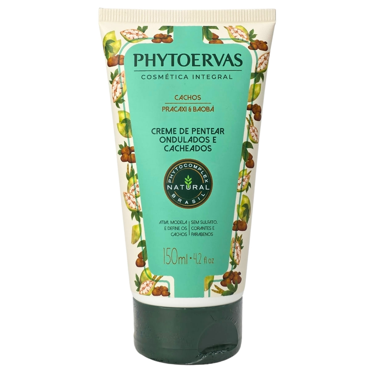 Creme de Pentear Ondulados e Cacheados Pracaxi e Baobá Phytoervas 150ml