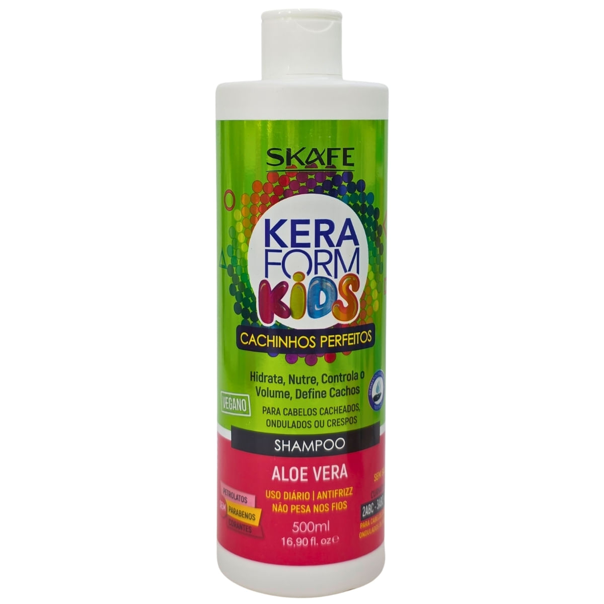 Shampoo Cachinhos Perfeitos Kids Vegano Keraform Skafe 500ml
