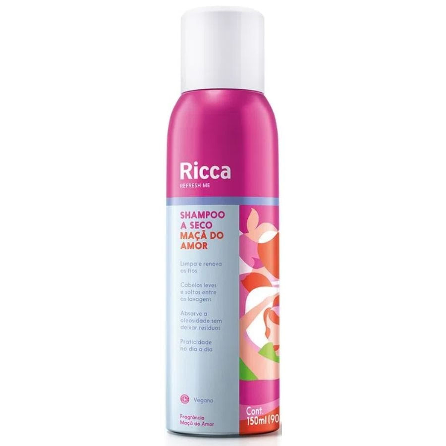 Shampoo a Seco Maçã do Amor 150ml - Ricca