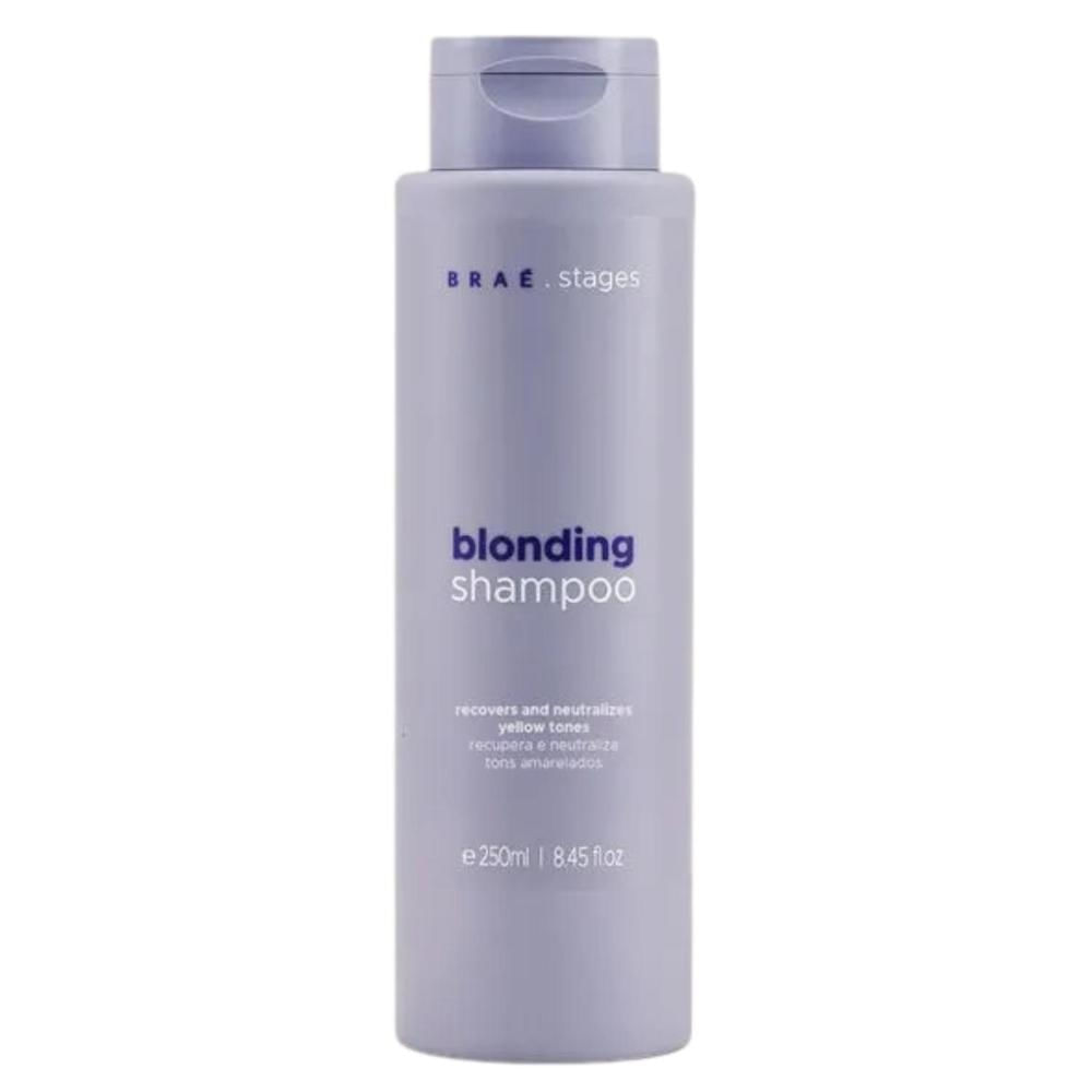 Shampoo Matizador de Loiros BRAÉ Stages Blonding 250ml