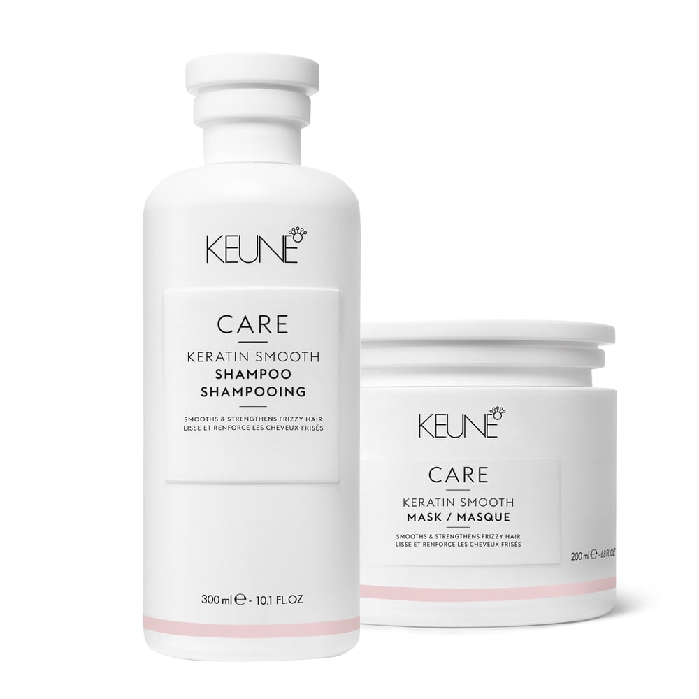 Kit Keune Care Keratin Smooth Shampoo Mask (2 Produtos)