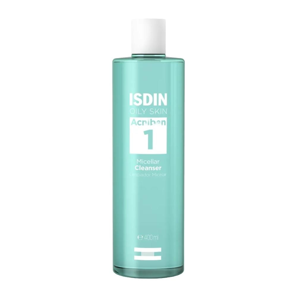 Água Micelar de Limpeza Isdin Oily Skin Acniben 1 Micellar Cleanser 400ml