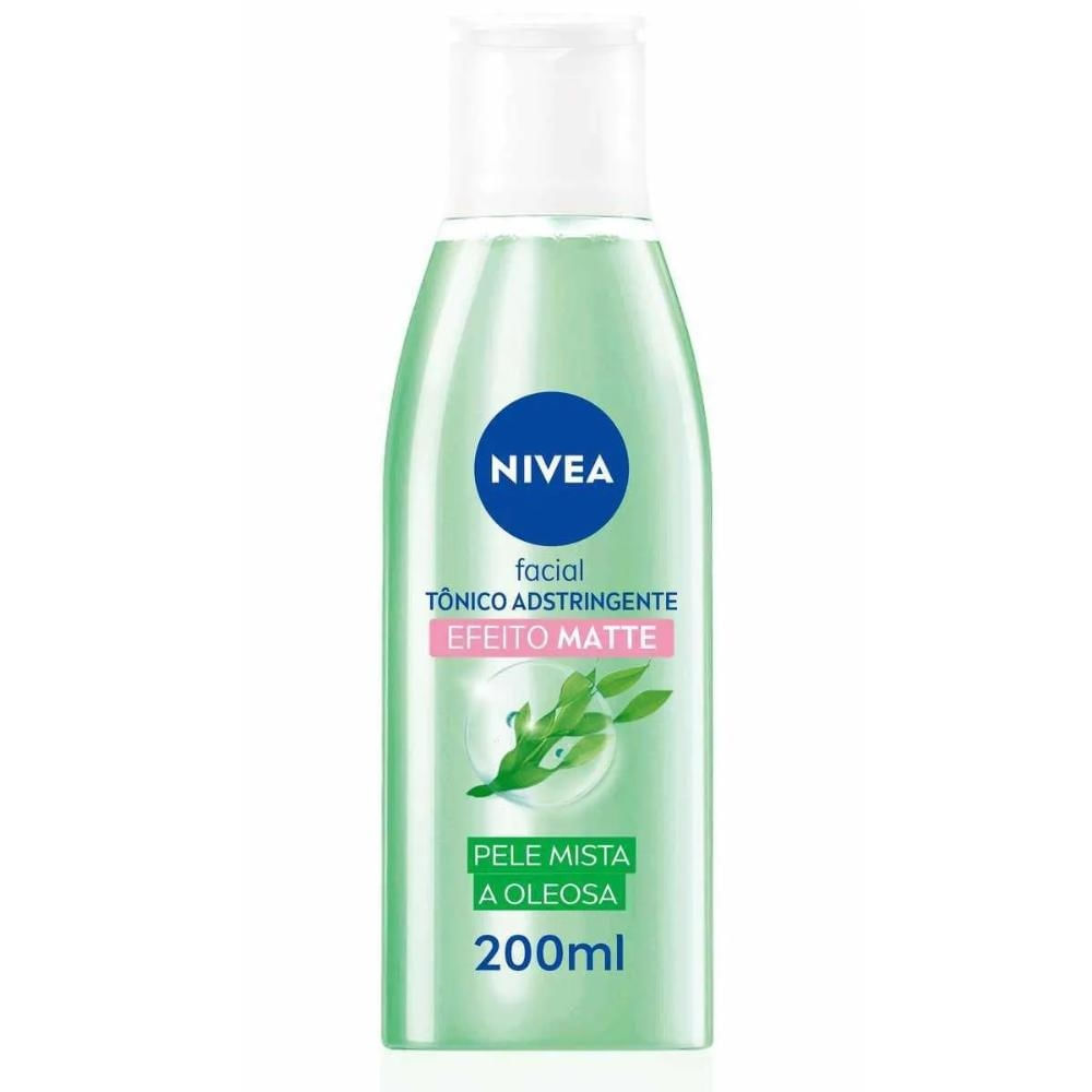 Tônico Adstringente Facial Nivea Controle do Brilho Efeito Matte com 200ml