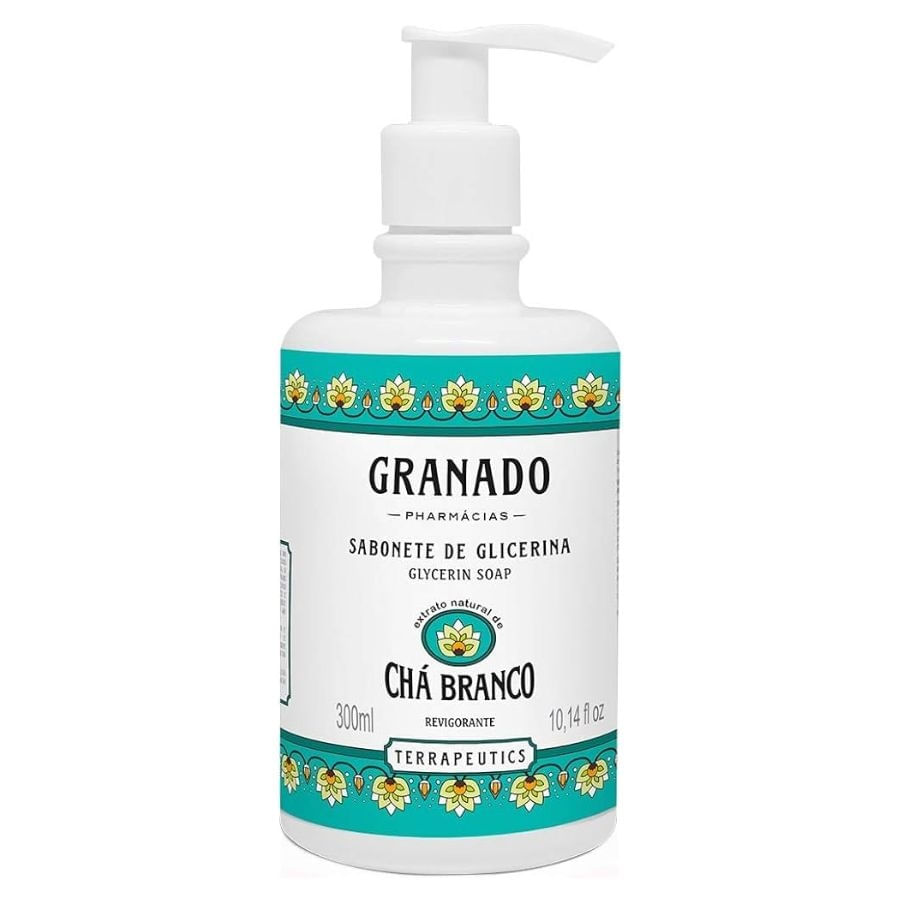 Sabonete Líquido Terrapeutics Chá Branco 300ml - Granado