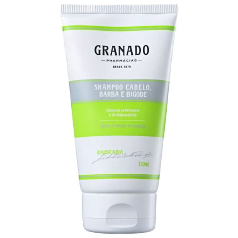 Shampoo Cabelo, Barba e Bigode Barbearia 150ml - Granado
