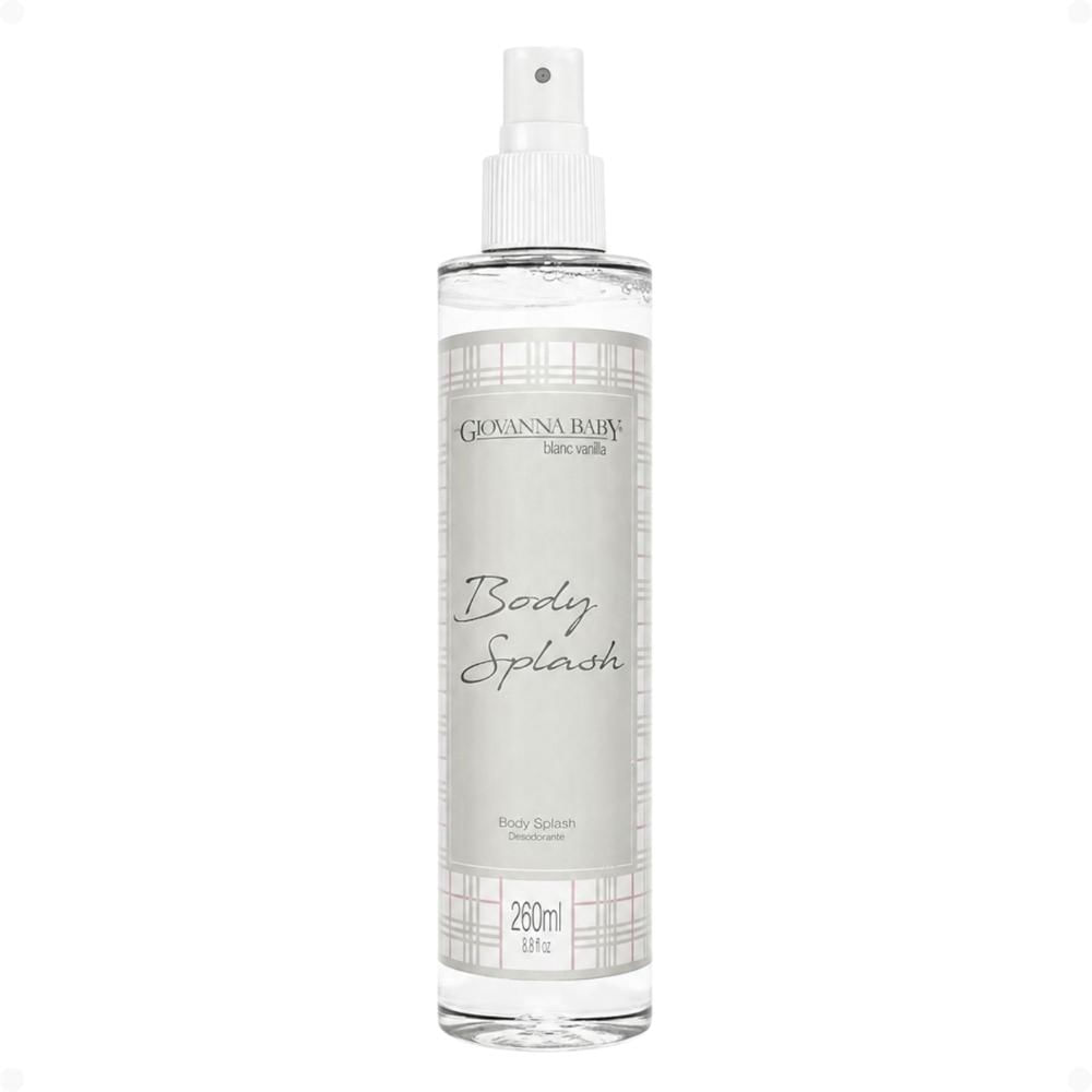 Body Splash Desodorante Giovanna Baby Blanc Vanilla 260ml
