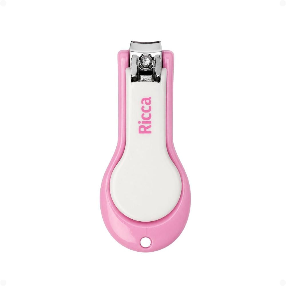 Cortador de Unha Infantil Ricca Baby Rosa Cód:913
