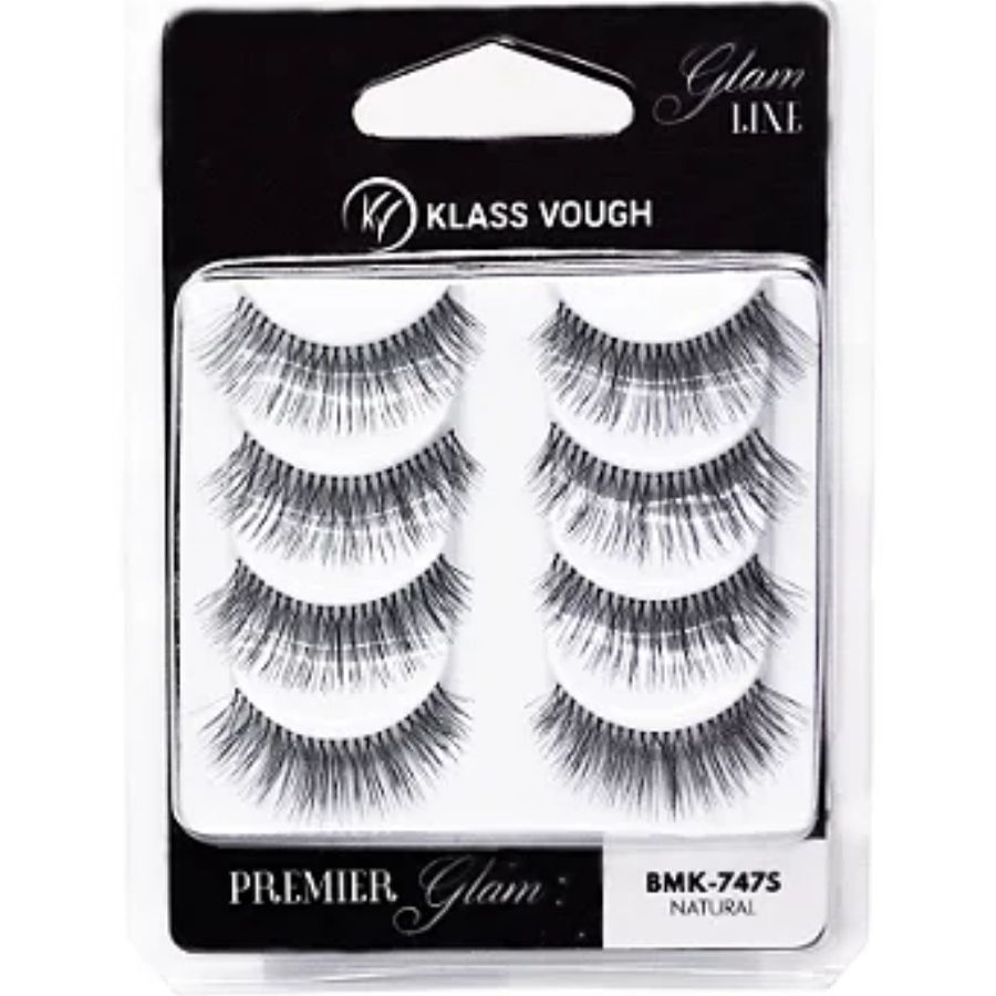 Cílios Postiços Premier Glam 4 pares BMK-747S - Klass Vough