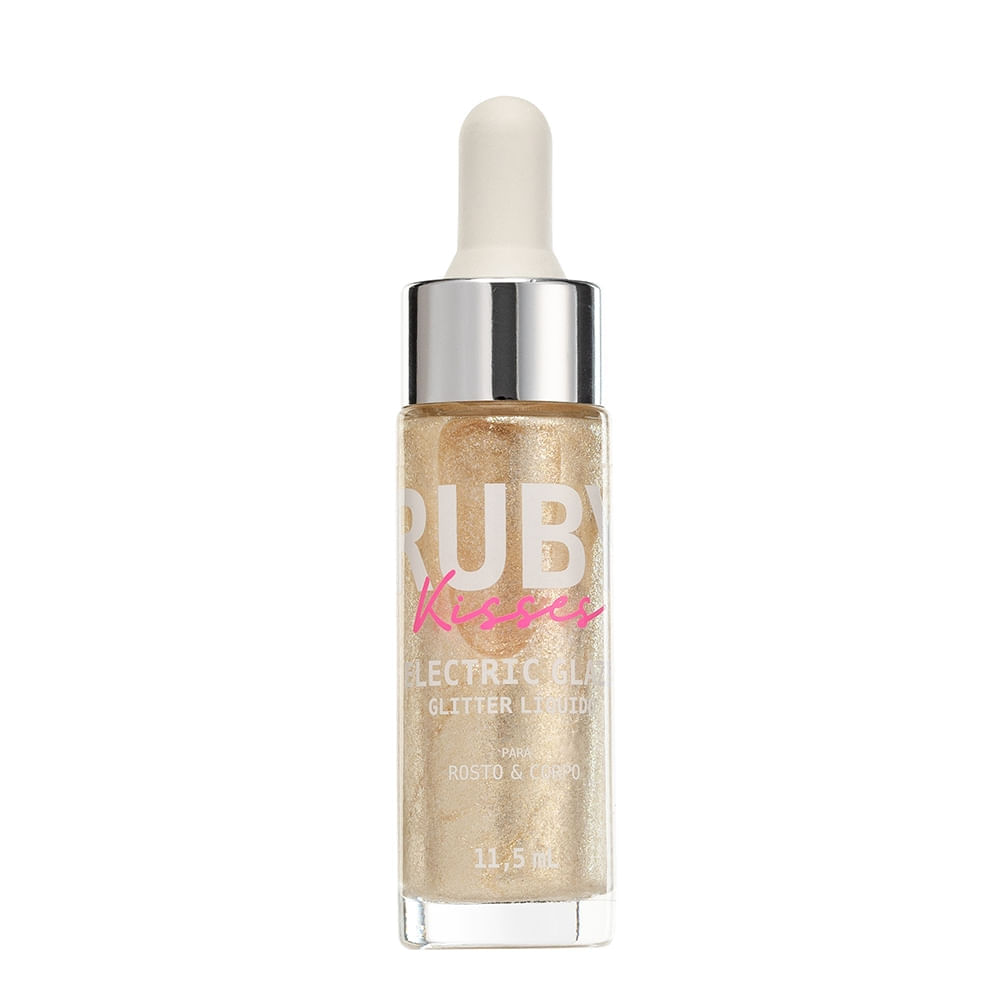 Glitter Liquido Electric Glaze - Ruby Kisses