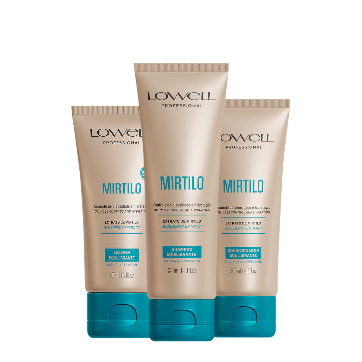 Lowell Extrato de Mirtilo Duo Home Care e Leave in 180ml