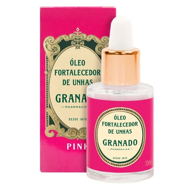 Óleo Fortalecedor de Unha Pink 10ml - Granado
