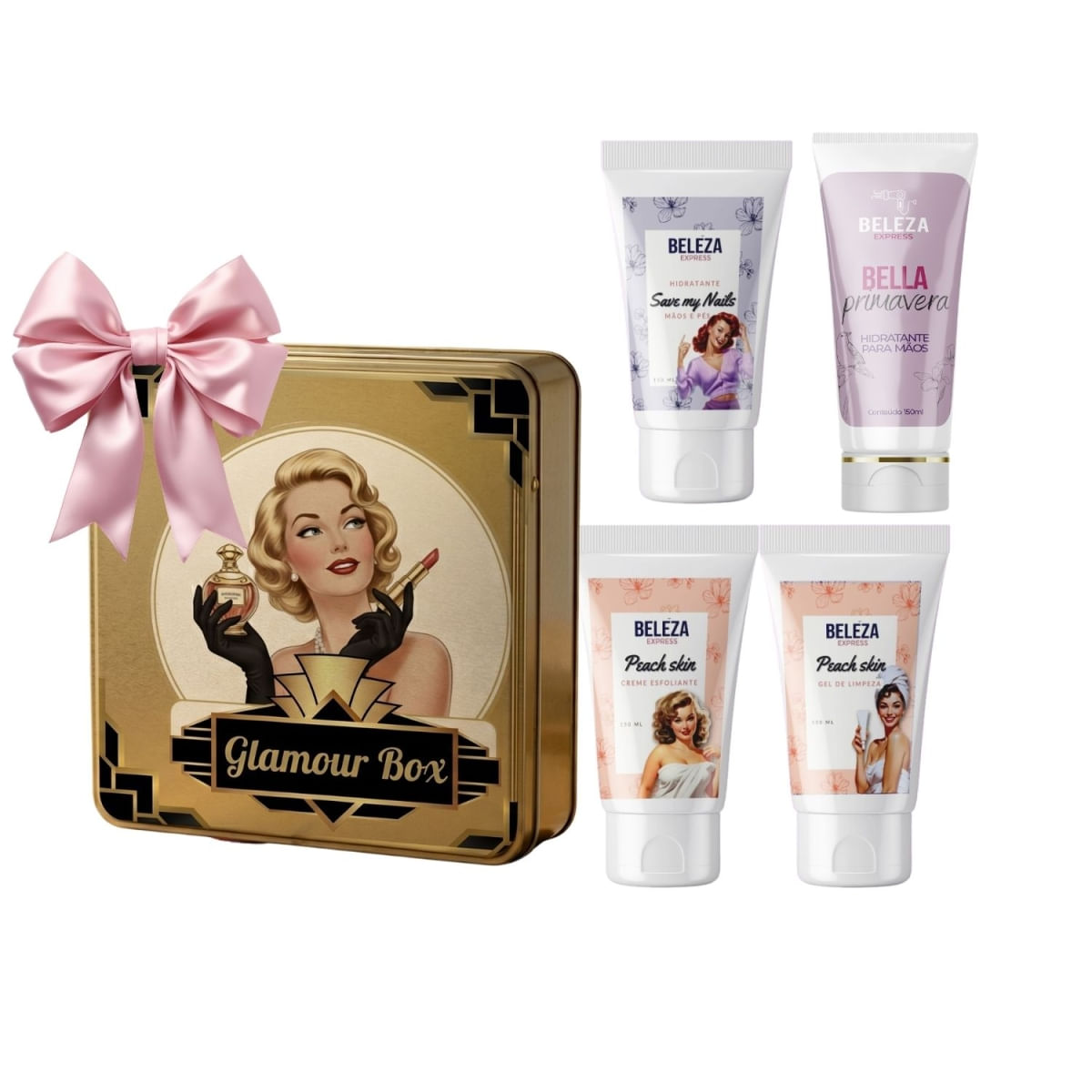 Kit Presente Glamour Box Special Edition  Beleza Express