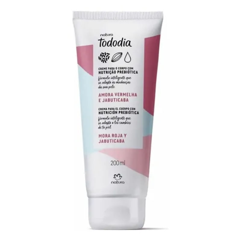 Hidratante Corporal Natura Tododia Amora Vermelha e Jabuticaba 200ml