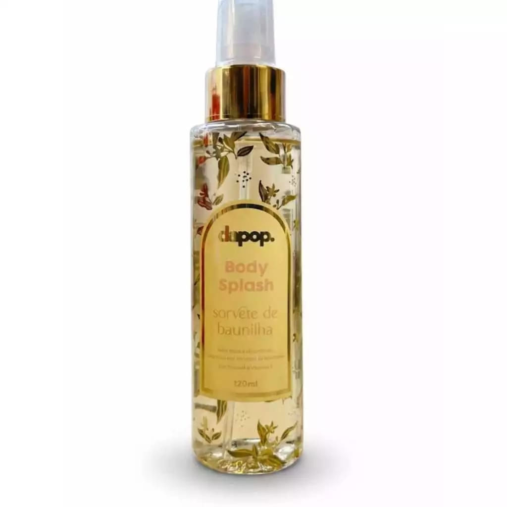 Body Splash Sorvete de Baunilha com 120ml Dapop