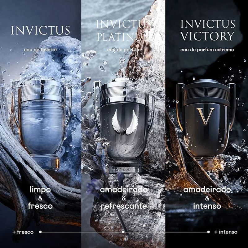 Paco Rabanne Invictus Victory Parfum Extrême 100Ml - Época Cosméticos