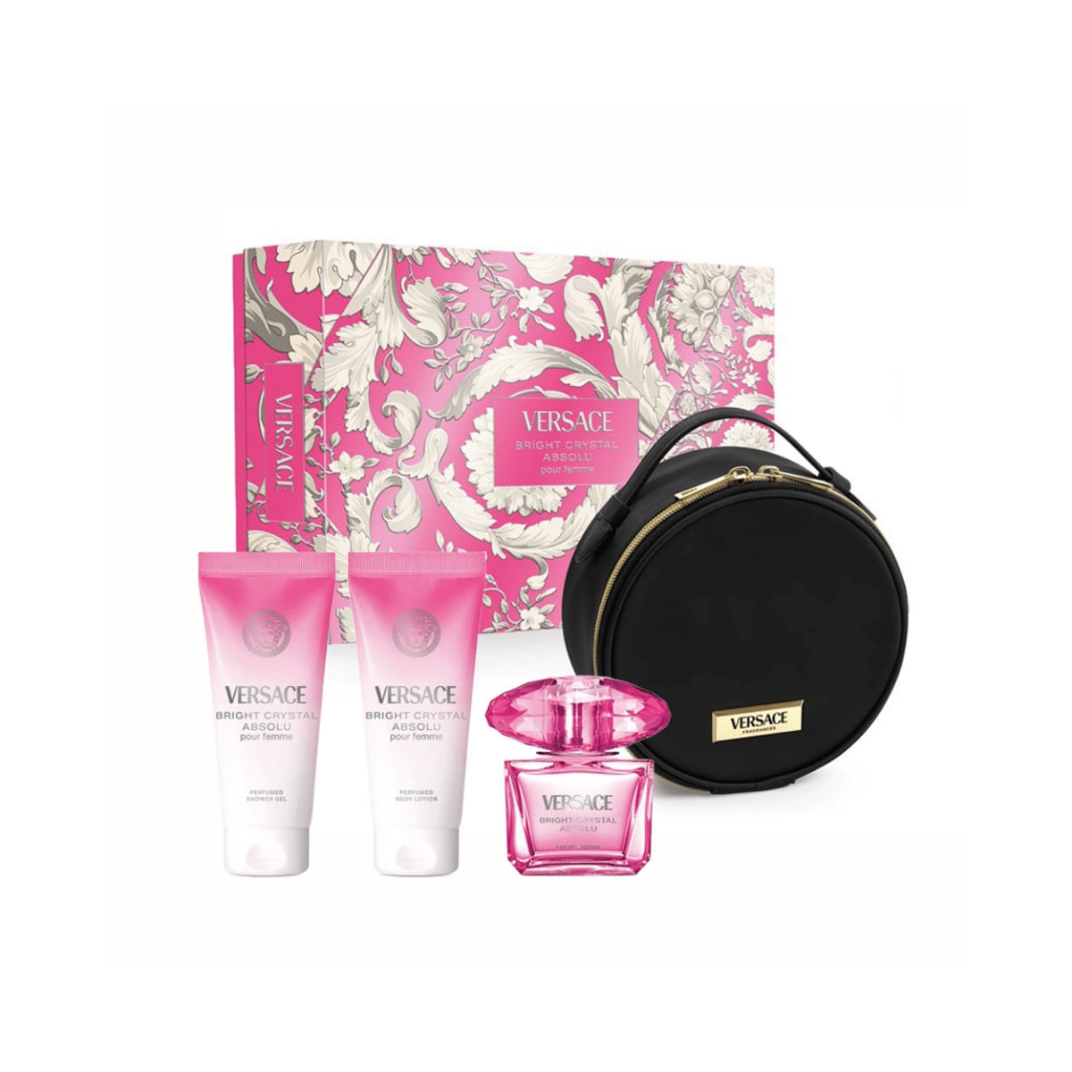 Kit Versace Bright Crystal Absolu + Shower Gel + Body Lotion