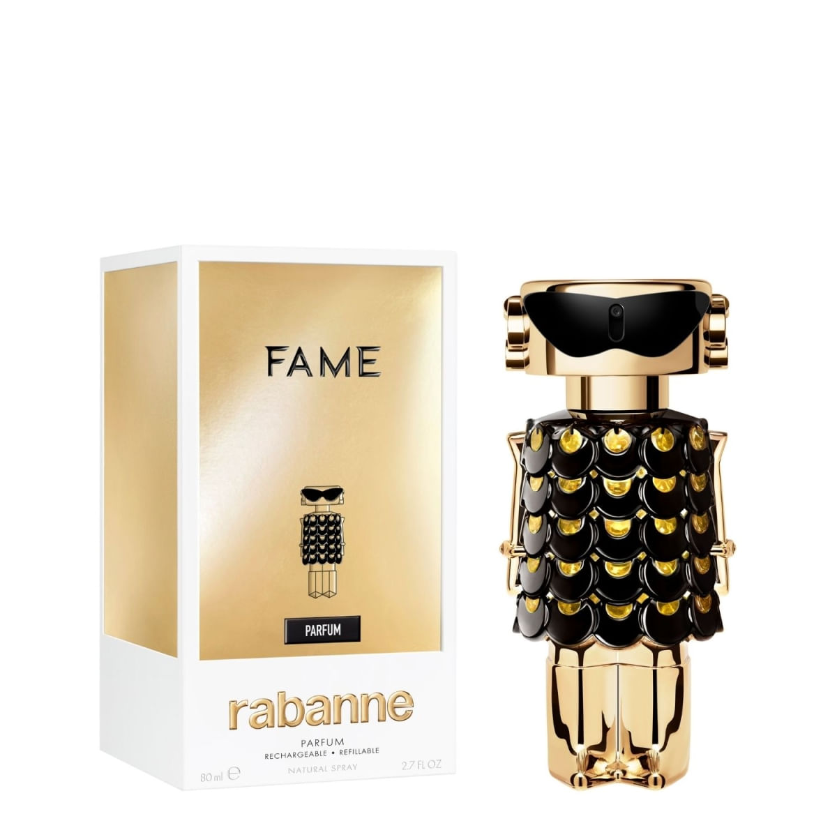 Rabanne - Fame Parfum - Feminino - Parfum - 80ml - Refilável