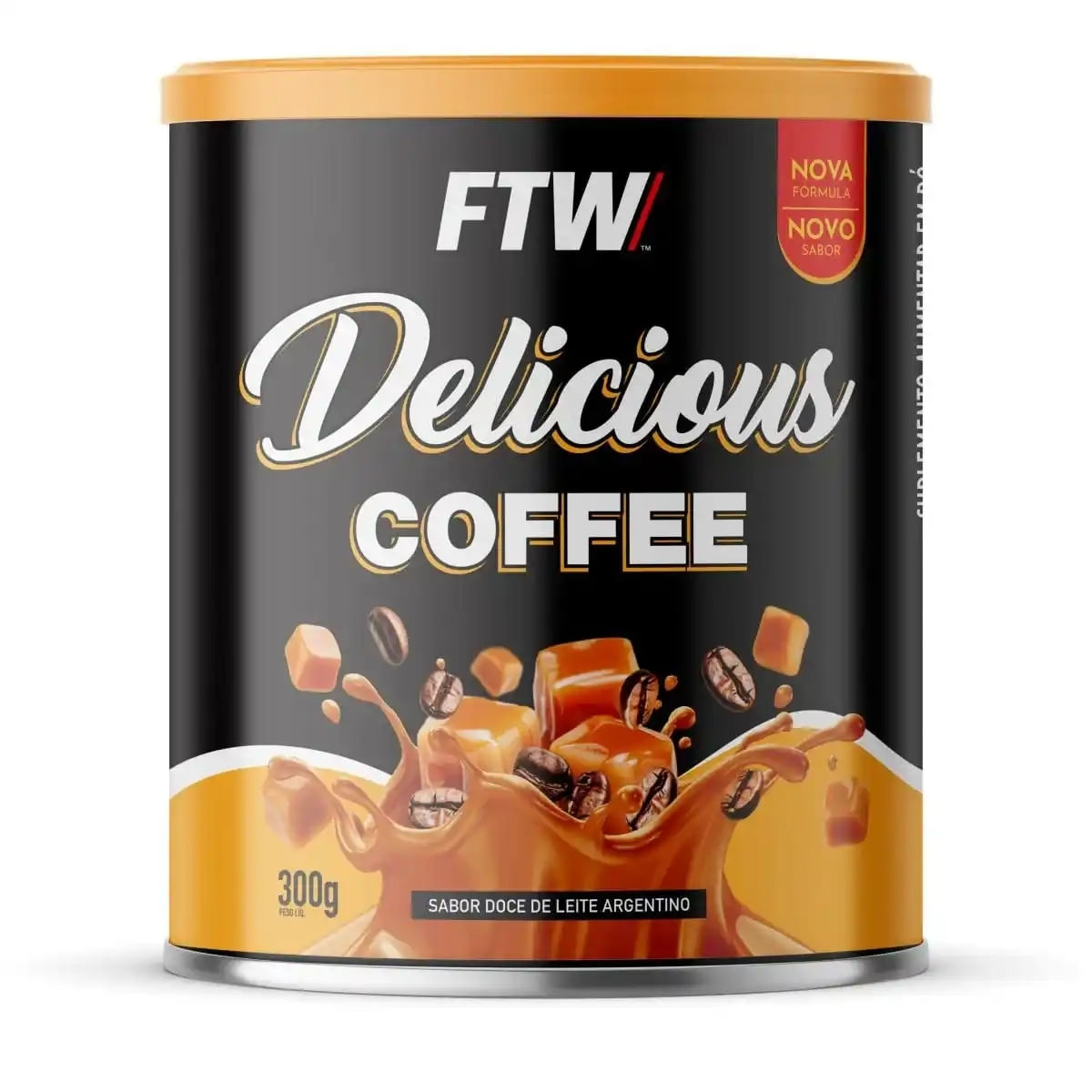 Delicious Coffee - Sabor Doce de Leite - 300G - FTW