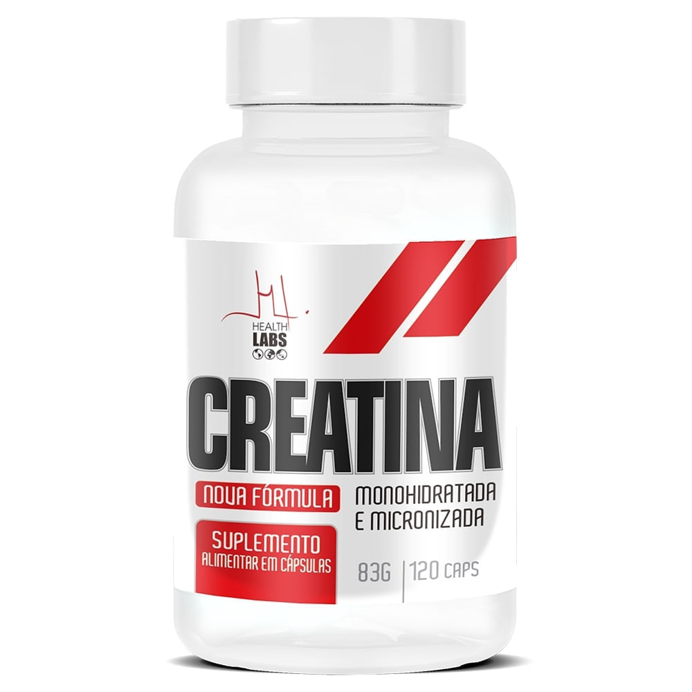 Creatina Monohidratada 3g Health Labs 120 Cápsulas