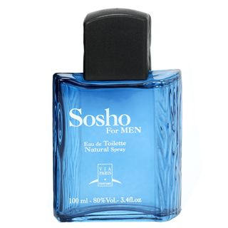 Sosho For Men Via Paris - Perfume Masculino - Eau de Toilette - 100ml Menor preço em Sosho For Men Via Paris - Perfume Masculino - Eau de Toilette - 100ml
