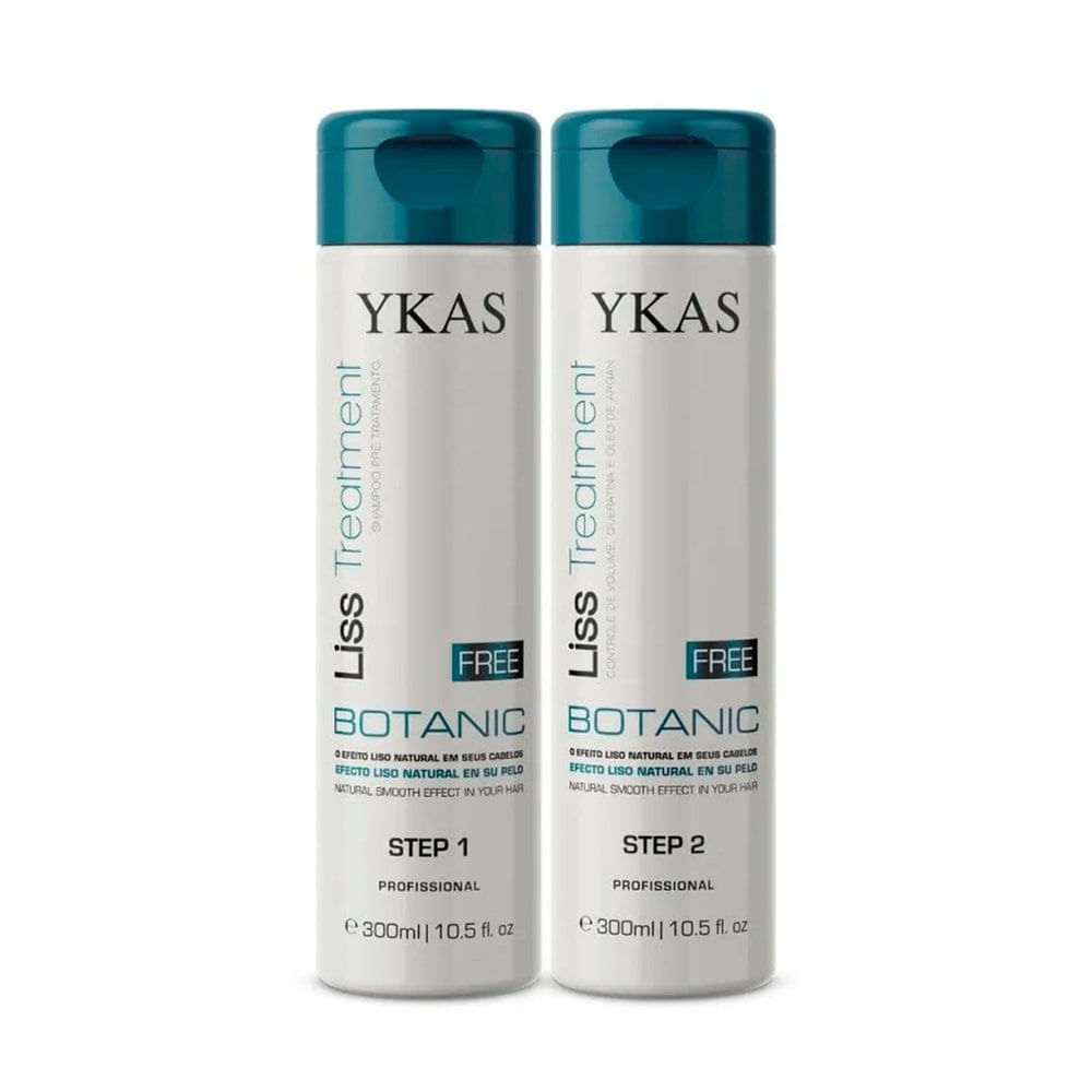 Kit Escova Progressiva Orgânico Liss Ykas Formol Free 300ml