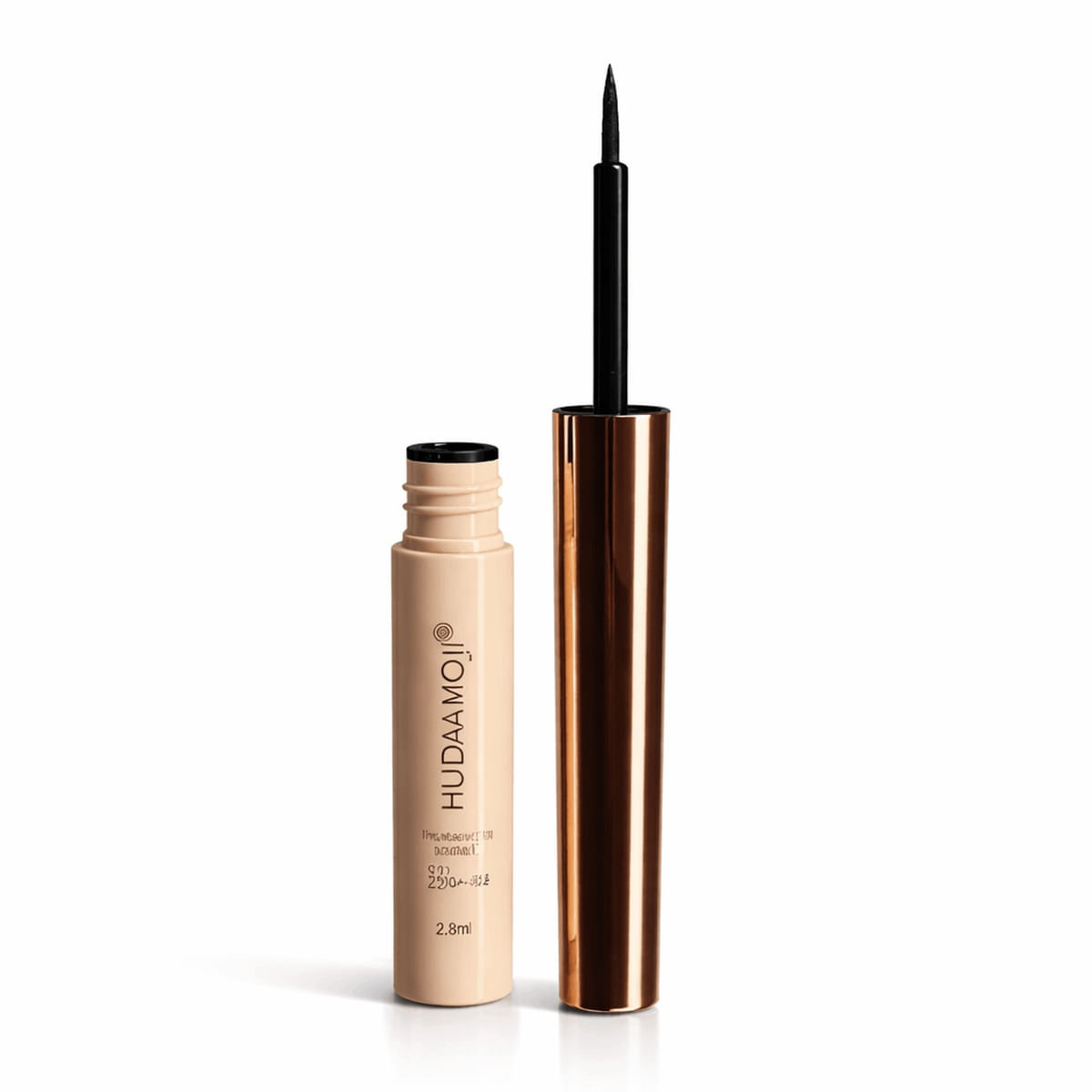 Delineador Líquido Preto Hudamoji 2,2ml Alta Precisão