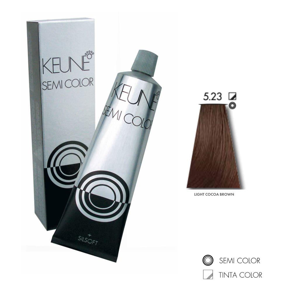 Tinta Semi Color Keune 5.23 Light Cocoa Brown 60ml