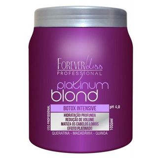 Forever Liss Platinum Blond Botox Intensive - Tratamento Matizador Menor preço em Forever Liss Platinum Blond Botox Intensive - Tratamento Matizador