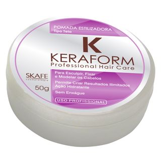 Skafe Keraform Pomada Estilizadora Tipo Teia - Finalizador - 50g Menor preço em Skafe Keraform Pomada Estilizadora Tipo Teia - Finalizador - 50g