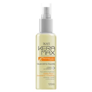 Skafe Keramax Queratina Liquida Reconstrução Capilar - Tratamento - 120ml Menor preço em Skafe Keramax Queratina Liquida Reconstrução Capilar - Tratamento - 120ml