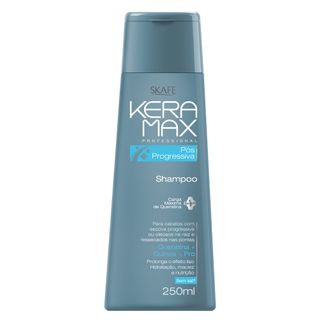 Skafe Keramax Pós Progressiva - Shampoo - 250ml Menor preço em Skafe Keramax Pós Progressiva - Shampoo - 250ml