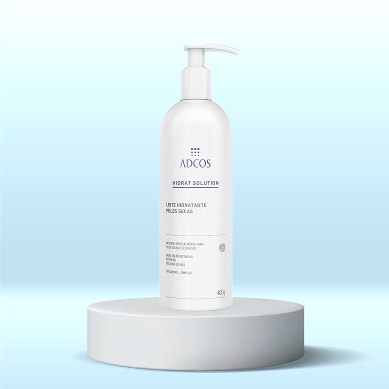 Adcos Hidrat Solution: Leite Corporal Hidratante Pele Seca - Época