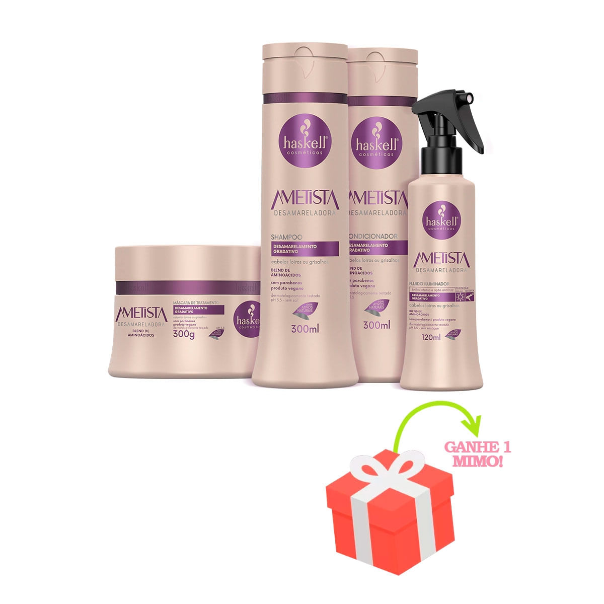 Ametista Haskell Kit 300ml + Brinde