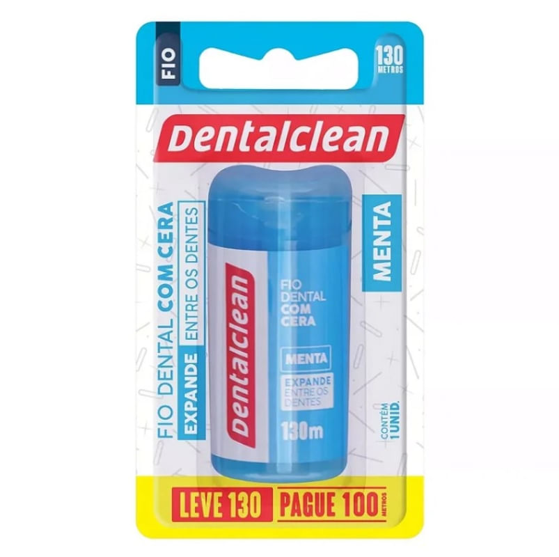 FIO DENTAL CLEAN MENTA PAGUE 100 METROS E LEVE 130