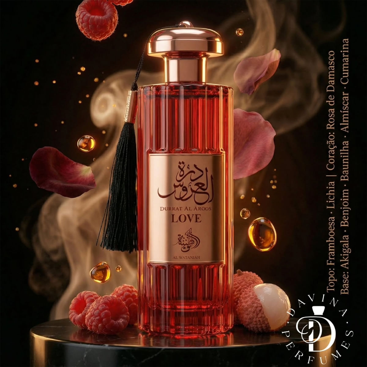 Al Wataniah Durrat Al Aroos Love Eau de Parfum - Perfume Feminino