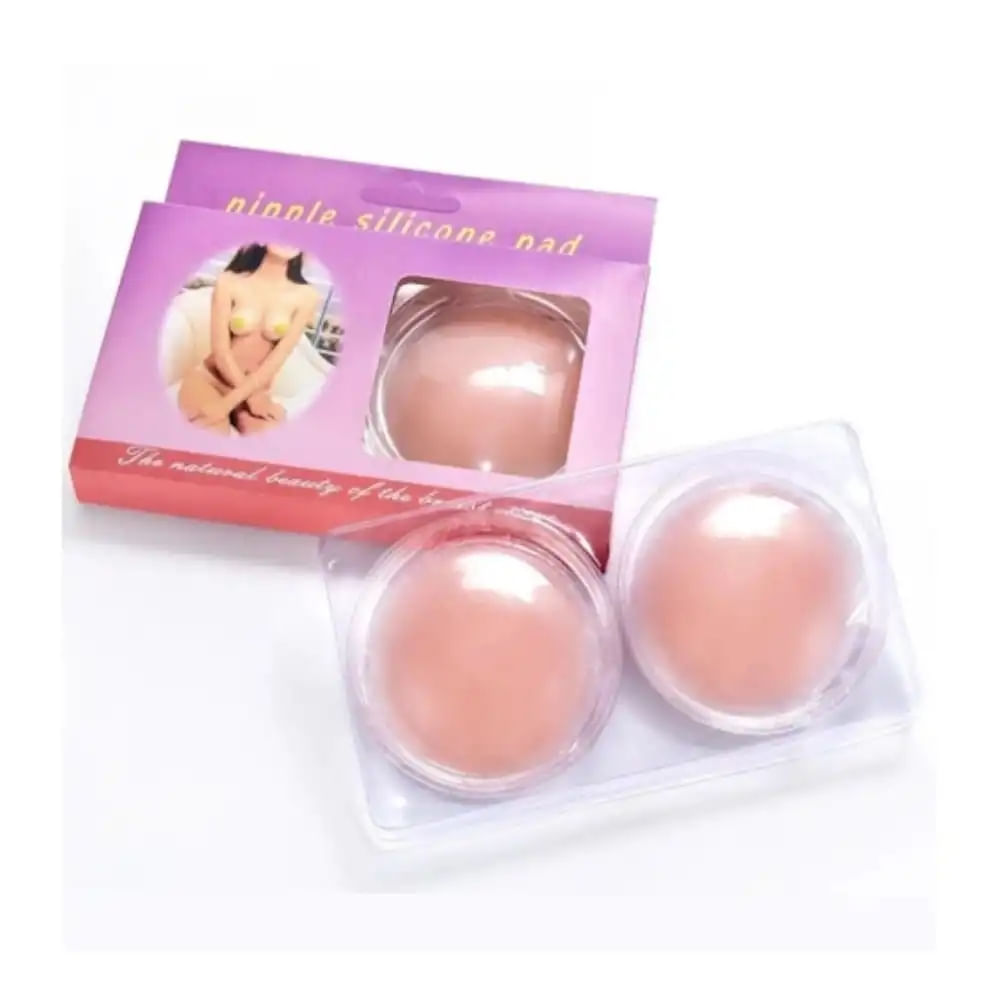 Par De Adesivo Para Seios/ Mamilos Nipple Silicone Pad