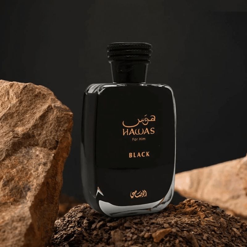 Hawas Black Rasasi Eau de Parfum 100ml - Época Cosméticos