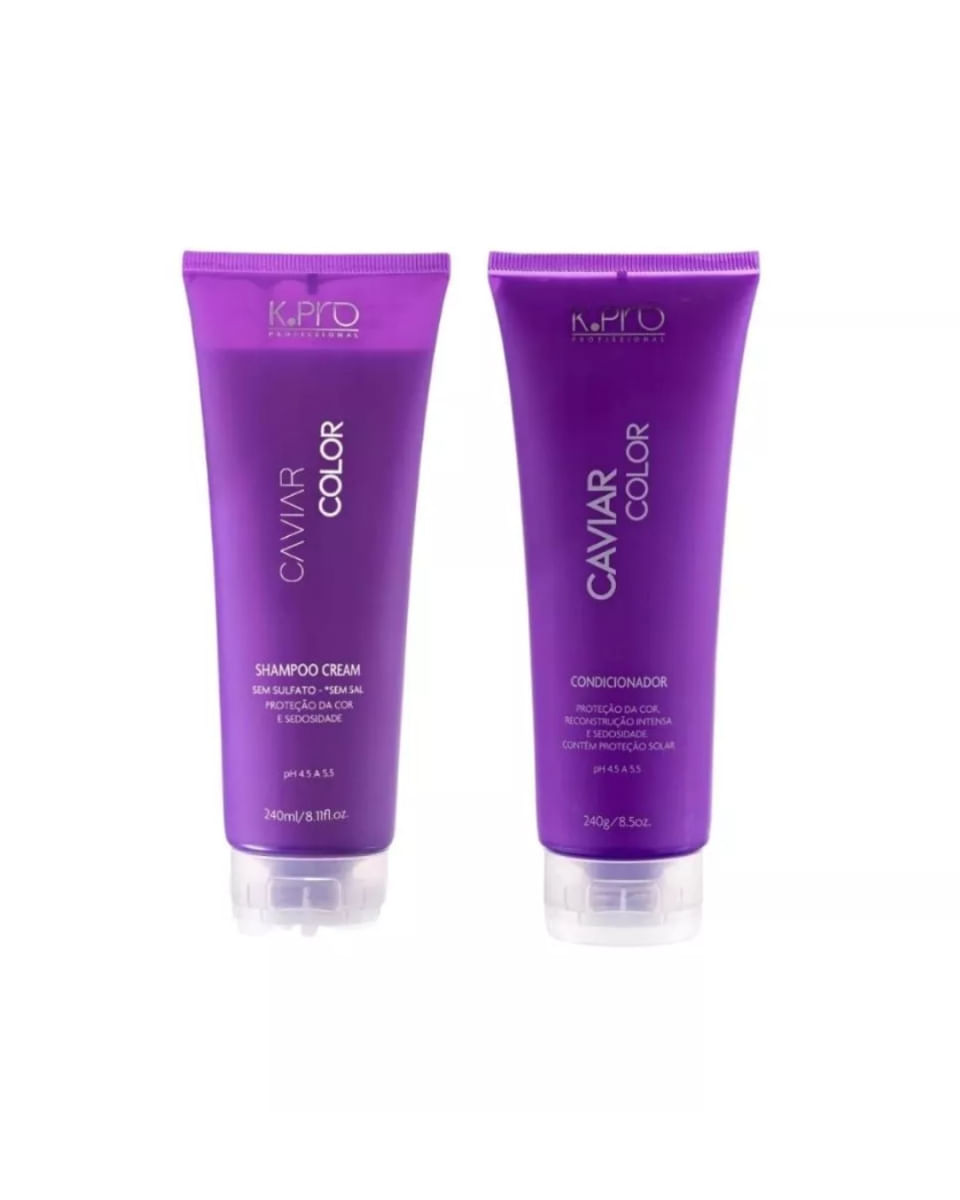K.Pro Kit Caviar Color - Shampoo 240ml + Condicionador 240g
