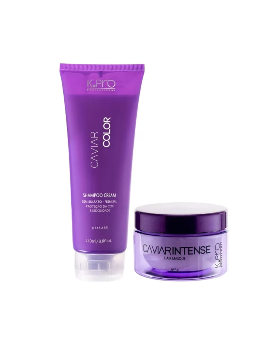 K.Pro Kit Caviar  Color - Shampoo 240ml + Máscara 165g