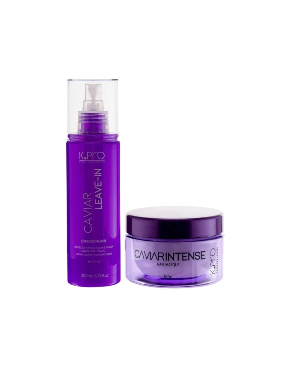 K.Pro Kit Caviar Color - Leave-In 200ml   + Máscara 165g