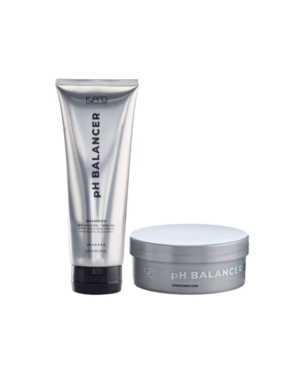 K.Pro Kit pH Balancer - Shampoo 240ml + Máscara 165g