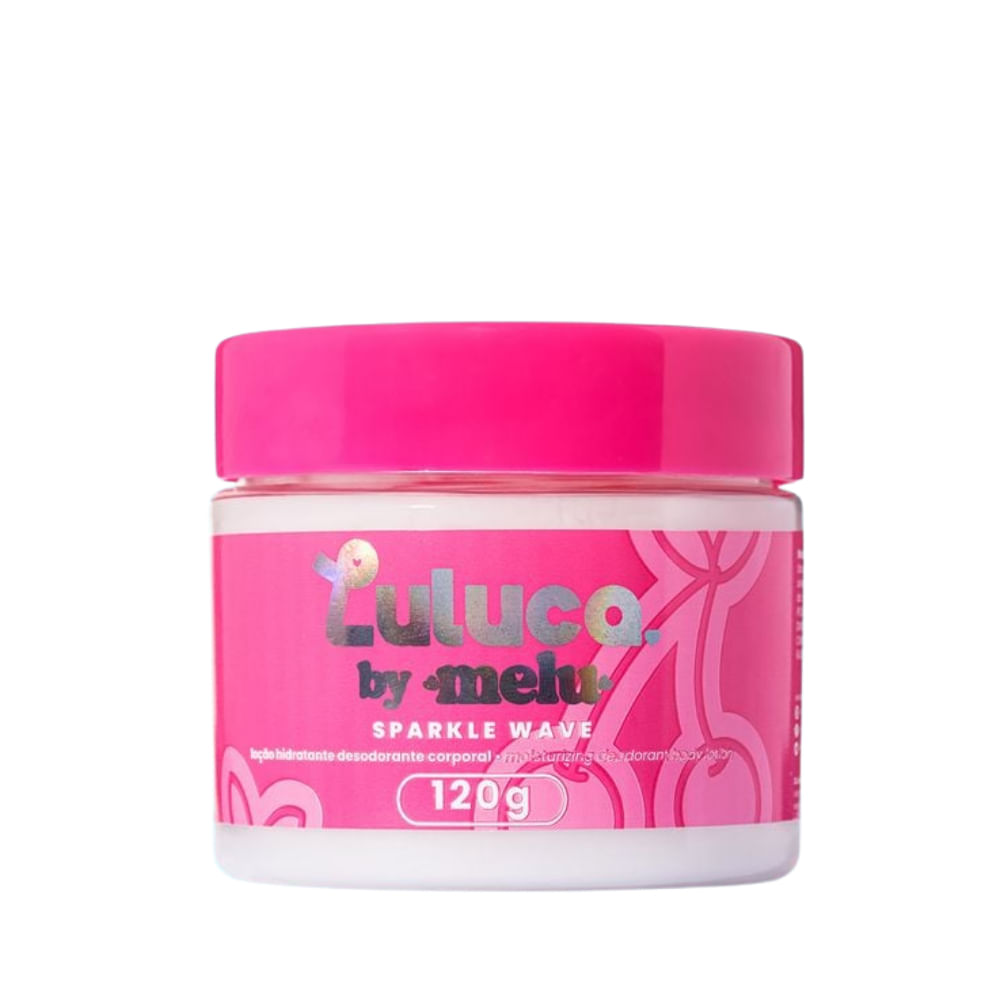 Locao hidratante sparkle wave wild cherry - luluca by melu