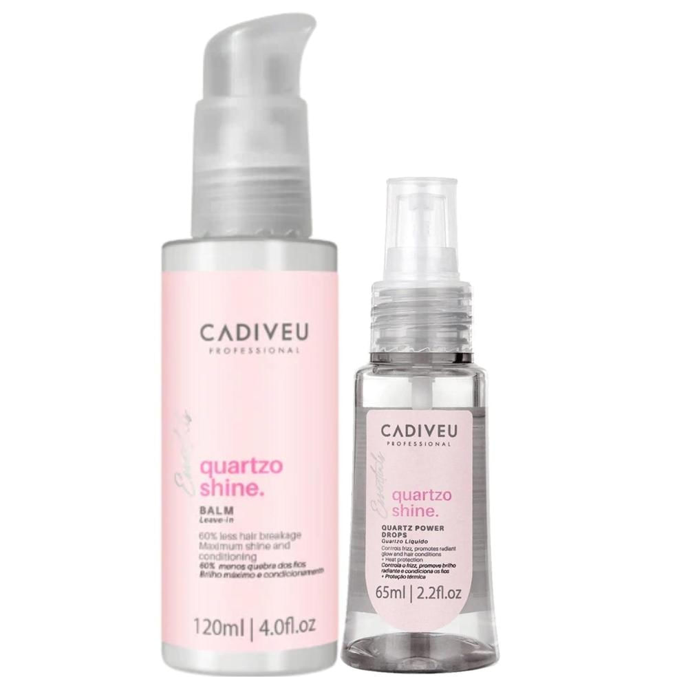 Cadiveu Quartzo Shine Sérum Reparador De Pontas + Leave-In