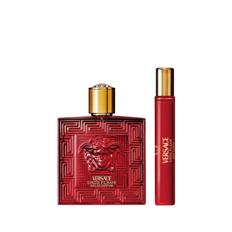 Coffret Versace Eros Flame + Travel Size 10ml + Necessaire - Época