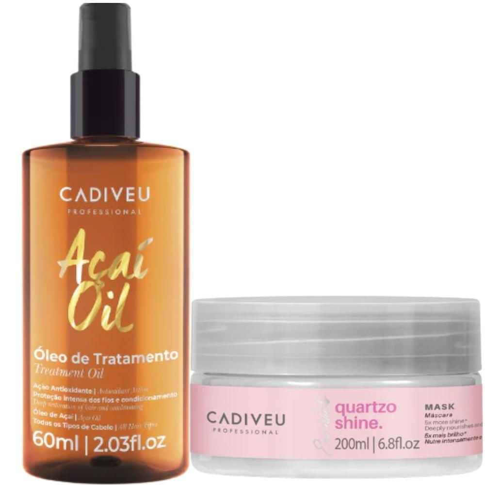 Cadiveu Essentials Máscara Quartzo Shine + Açaí Oil 60ml