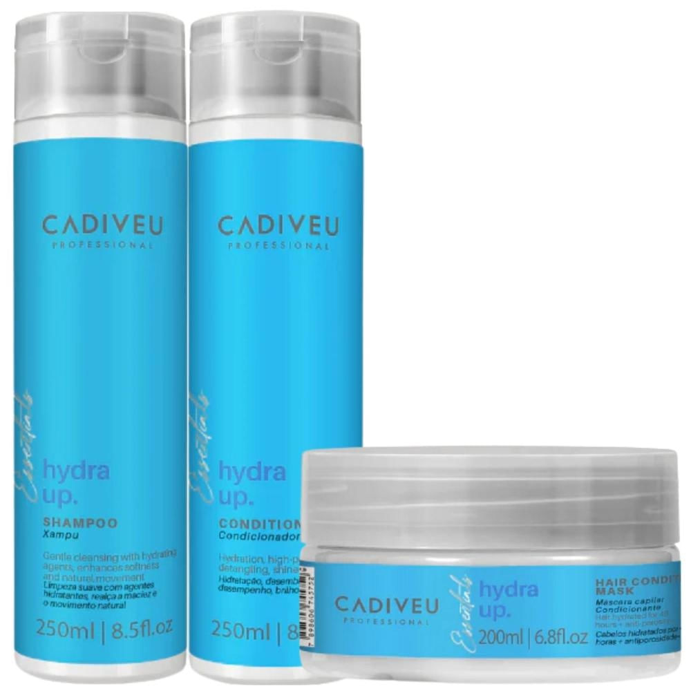 Cadiveu Hydra Up Kit Shampoo e Condicionador 250ml + Mascara