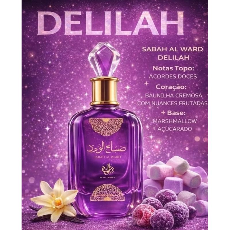 Al wataniah sabah al ward delilah eau de parfum perfume feminino